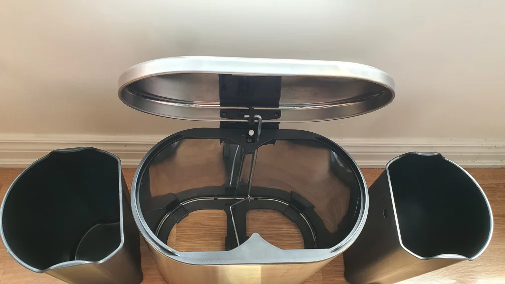 Ikea simplehuman Dual Compartment Step Trash Can image indicator(3)