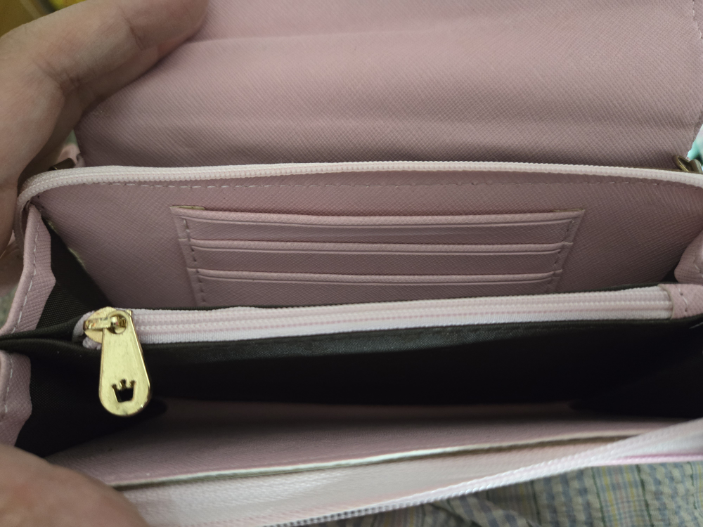 Crown Small Pouch Pink Wallet - photo 3