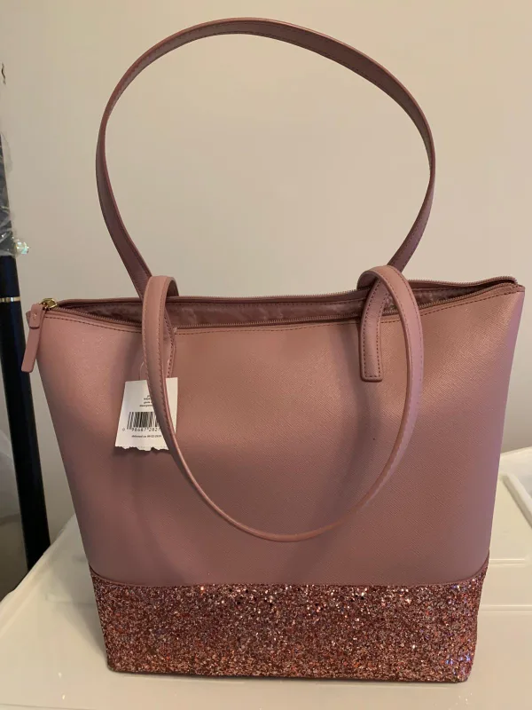 Kate Spade Tote Bag - Pink with Glitter Base image indicator(2)