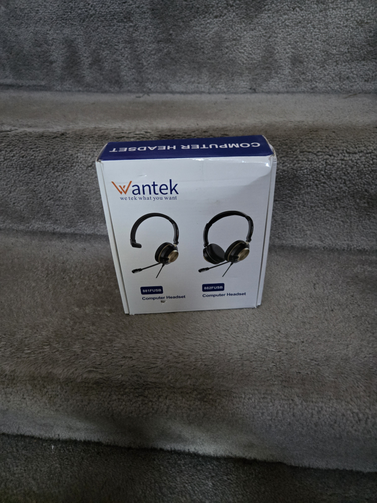 Wantek 881FUSB Computer Headset - New in Box