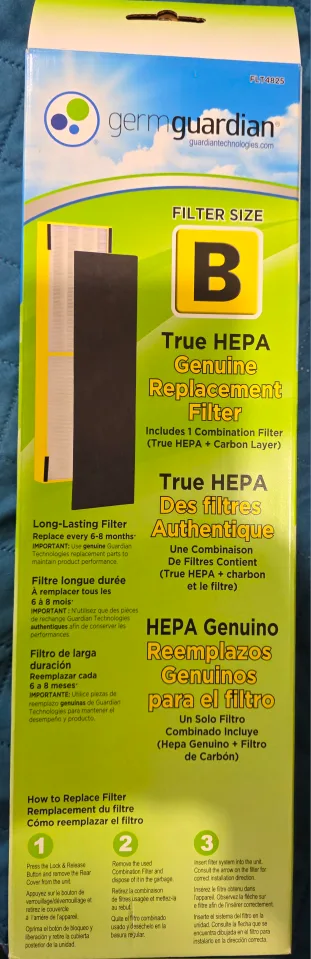 BNIB Germguardian Type B Filter FLT4825 image indicator(2)
