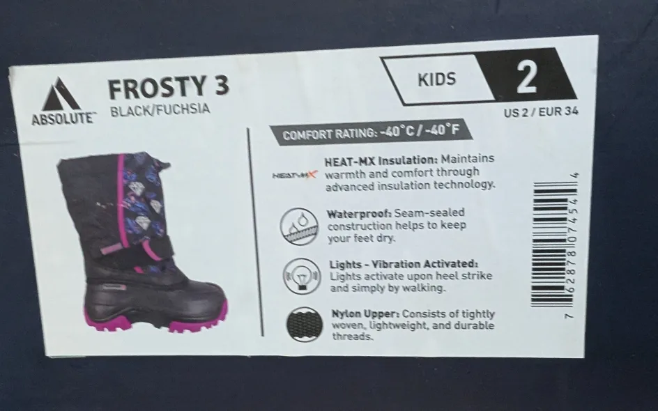 Winter Boots Absolute Canada Size 3 Kids - Brand New thumbnail