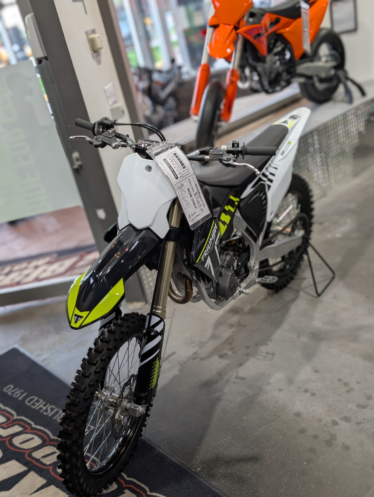 Triumph TF250-X blowout sale