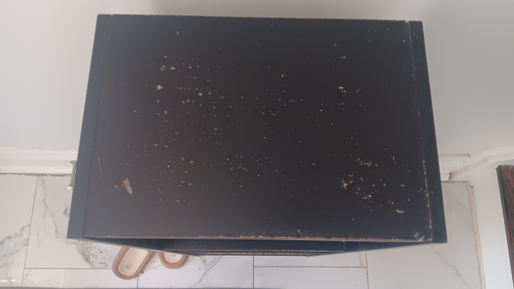 Black Wooden Shelf Unit - photo 2