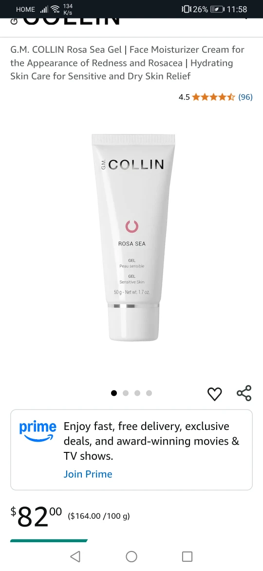 G.M. Collin Rosa Sea Gel - Soothing Moisturizer