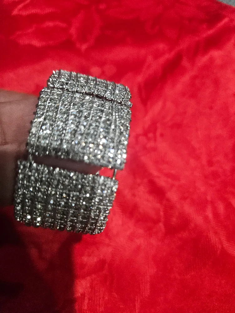 Rhinestone Cuff Bracelet thumbnail