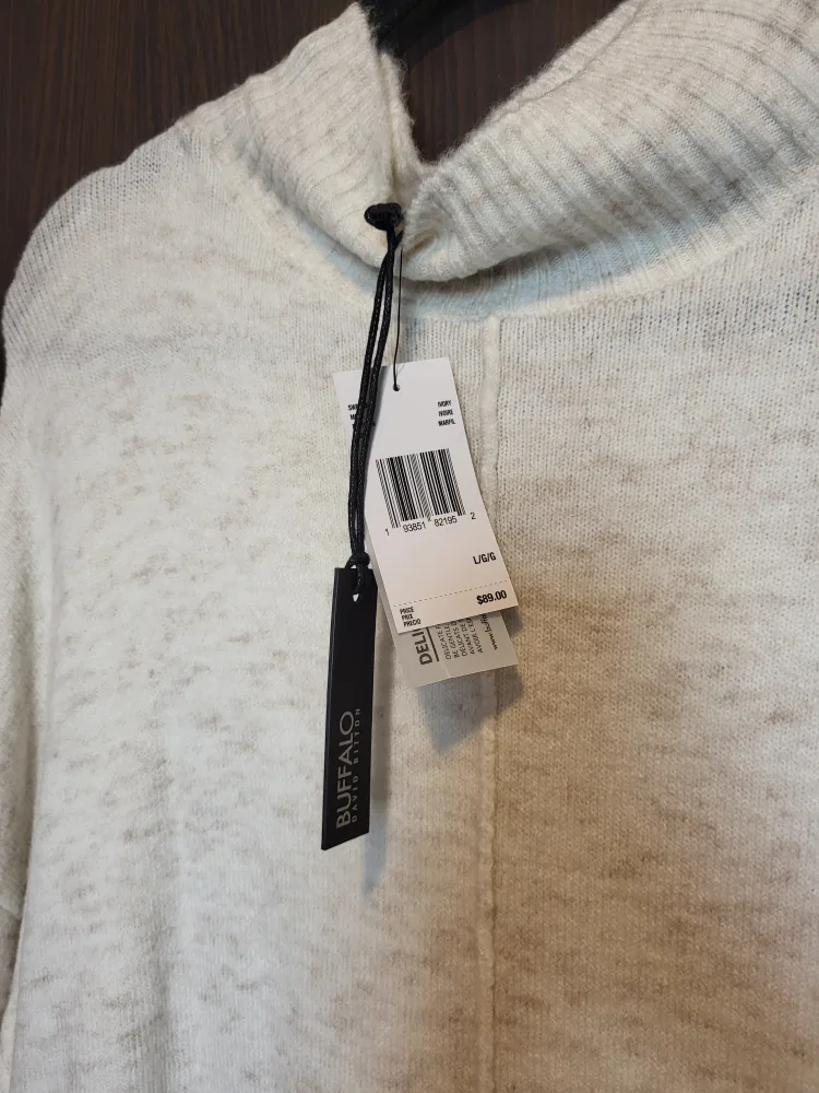 Buffalo David Bitton Ivory Shirt Size: Large image indicator(5)