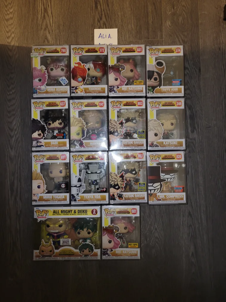 My Hero Academia Funko Pops - Various Characters thumbnail