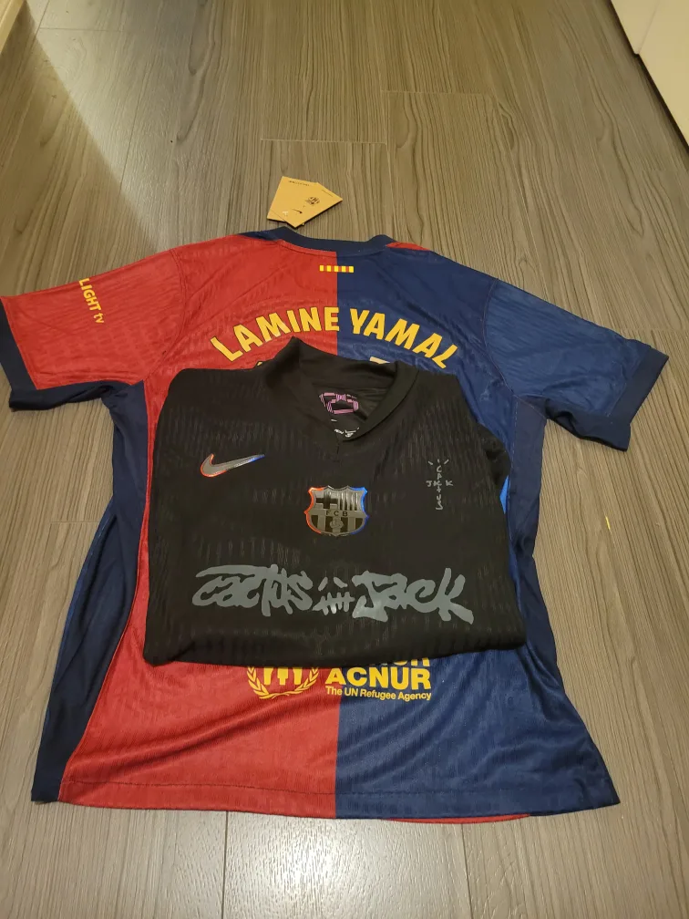 Nike x FC Barcelona TRAVIS SCOTT CACTUS JACK Lamine Yamal Jersey image indicator(2)