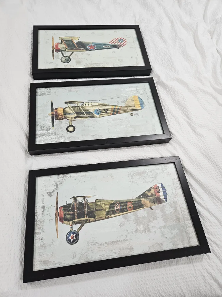 baby&child Restoration Hardware Vintage Plane Art thumbnail