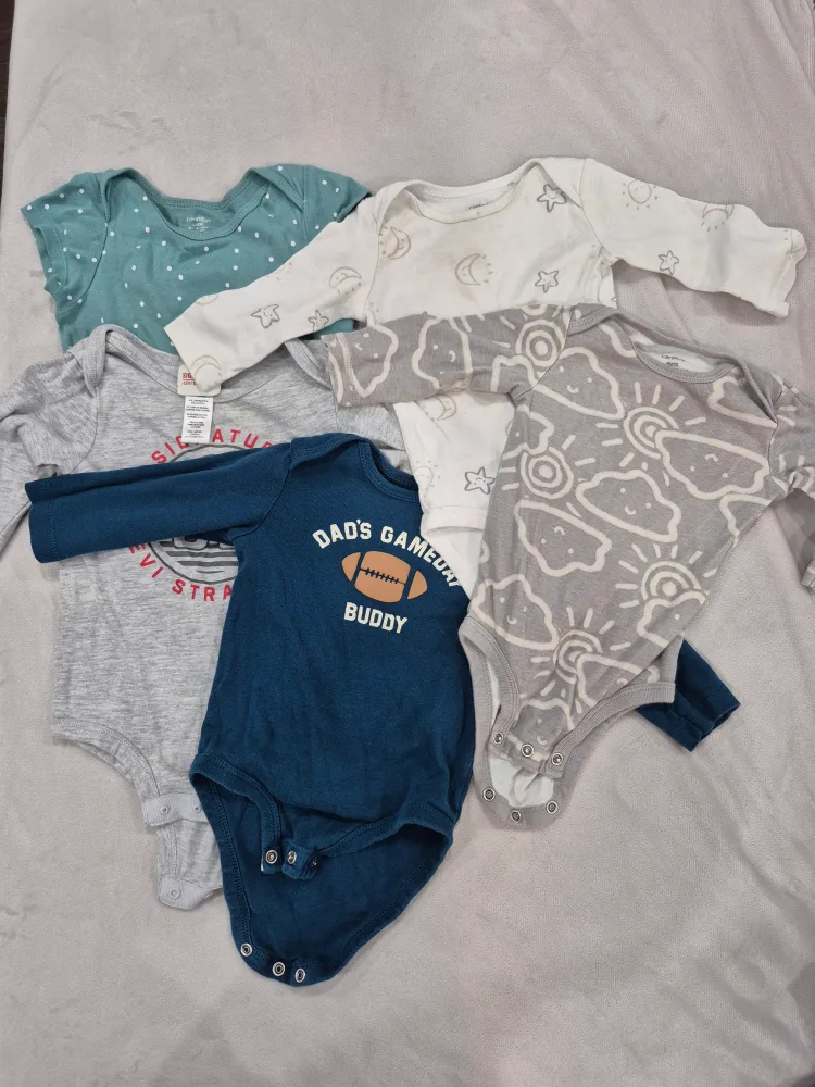 6-12 M Carter's Baby Bodysuits - 5 Pack thumbnail