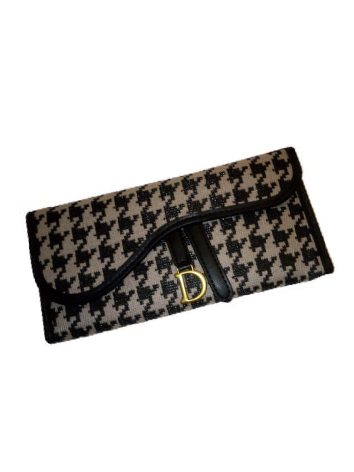 Houndstooth Wallet