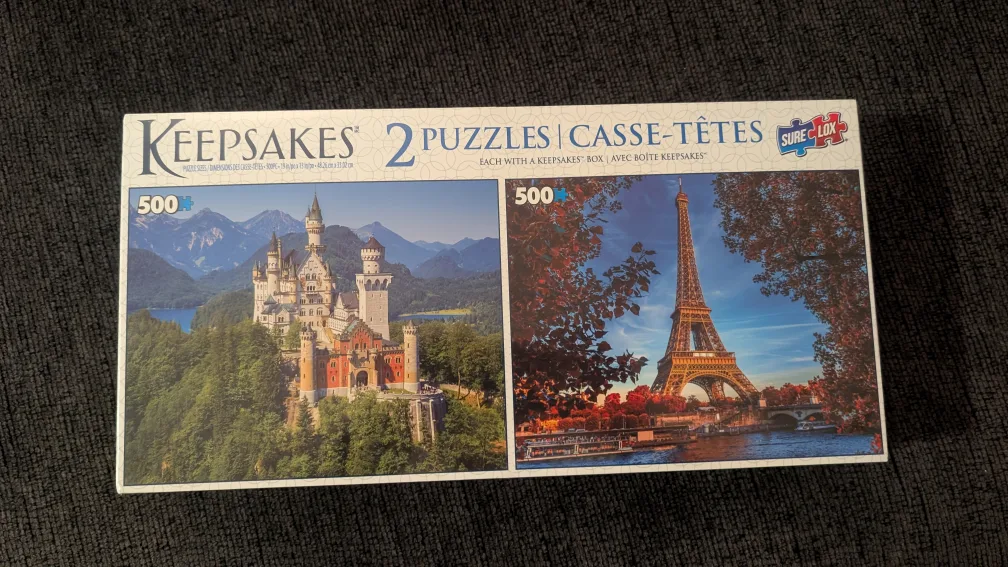 Keepsakes 2 Puzzles - 500 Pieces Each thumbnail