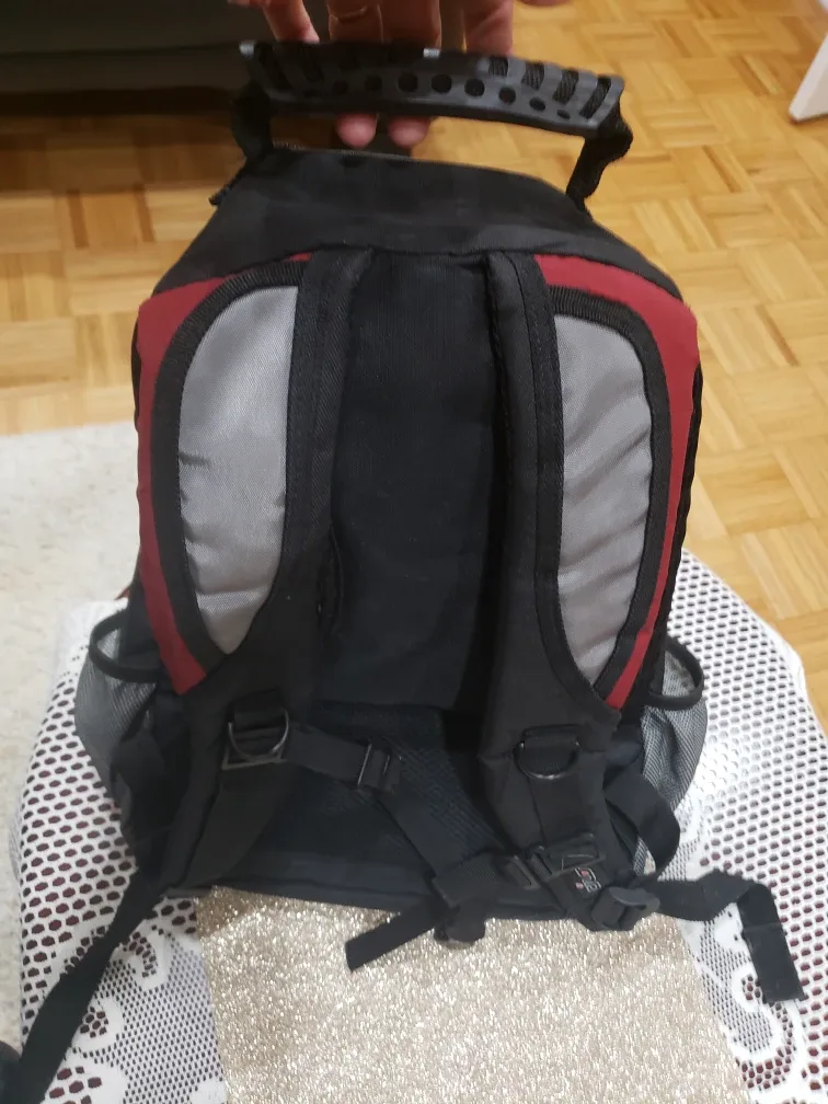 Jump Backpack - Red & Grey with bonus gift image indicator(5)