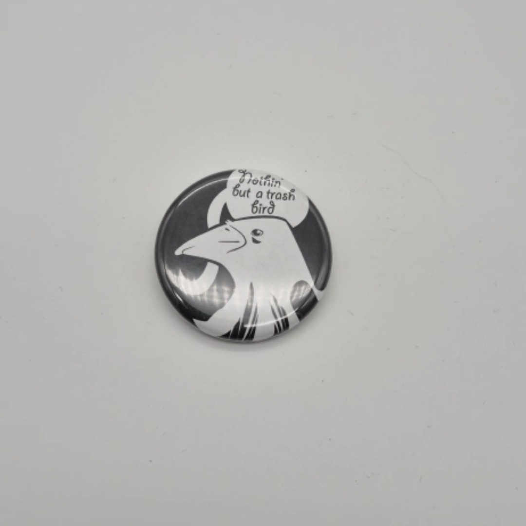 Trash Bird Pin