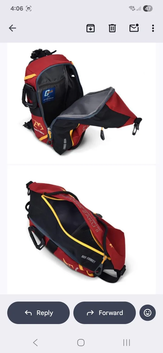 Gundam MS-06S Chars Zaku II - Single Strap Backpack/ Sling Bag image indicator(3)