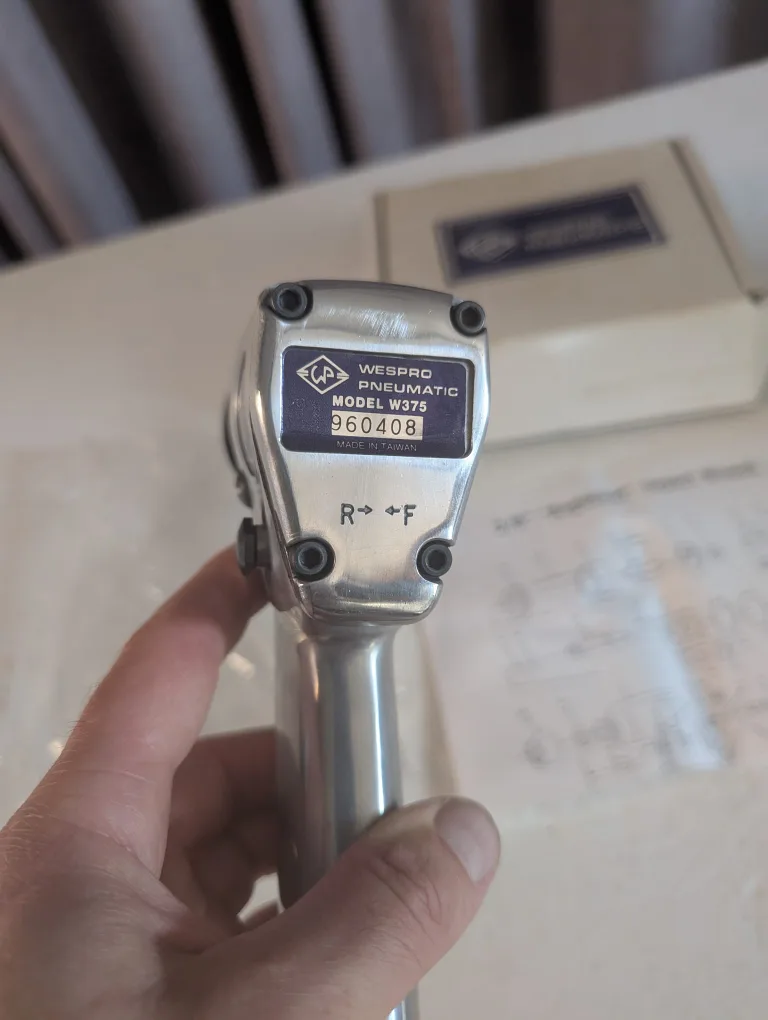 WESPRO PNEUMATIC 3/8" Anglehead Impact Wrench image indicator(6)