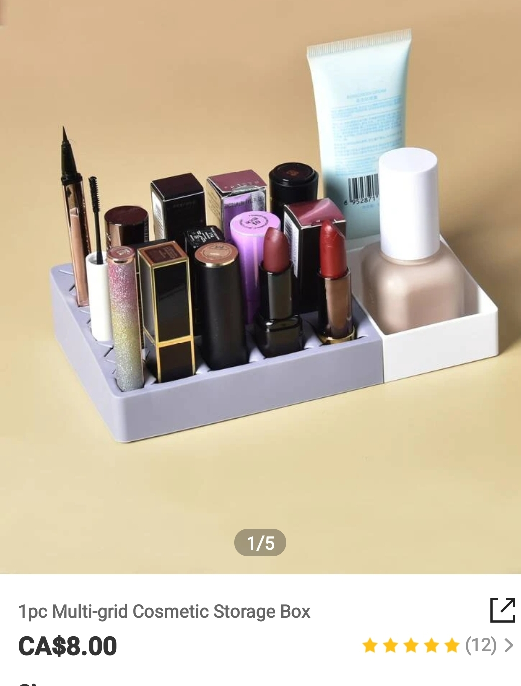 Silicone Lipstick Holder Stand
