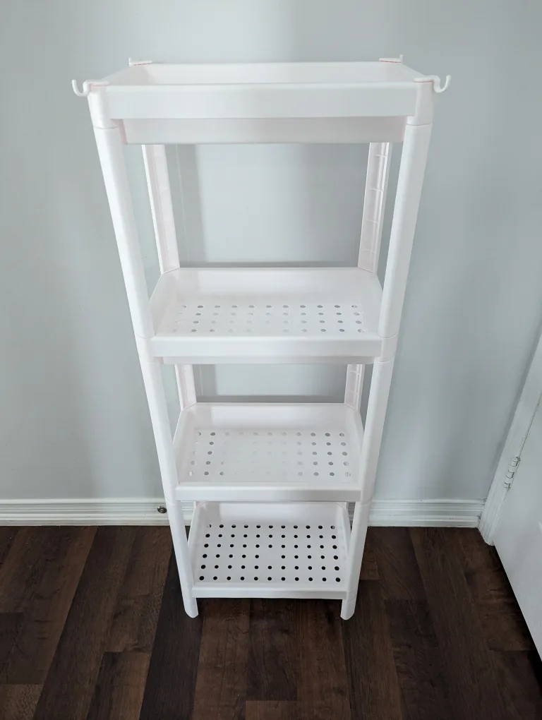 White 4-Tier Shelf Unit thumbnail