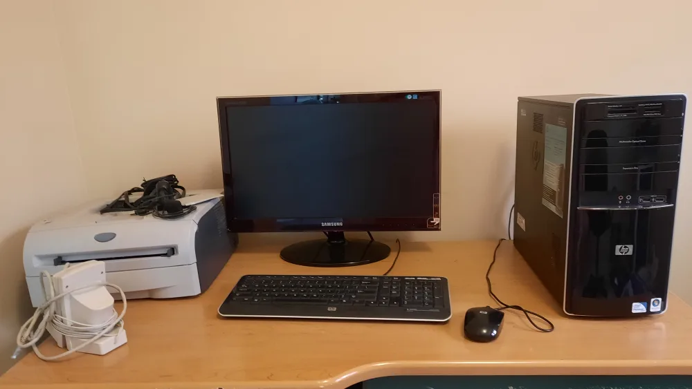 HP Desktop PC, Samsung Monitor, Brother Printer image indicator(4)