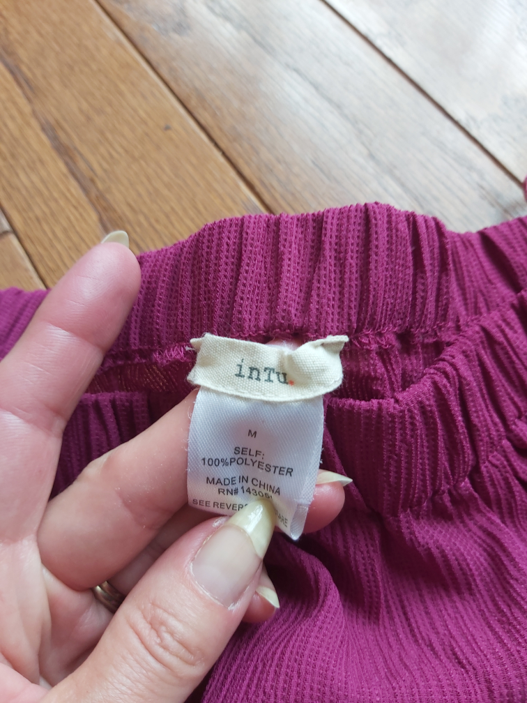 Intu Magenta Off-the-Shoulder Blouse - Size M - photo 2