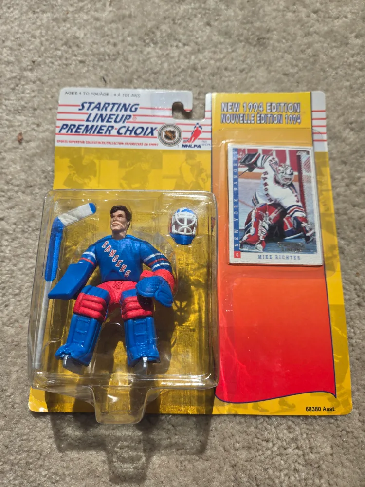 Starting Lineup Mike Richter Figure New 1994 Edition thumbnail