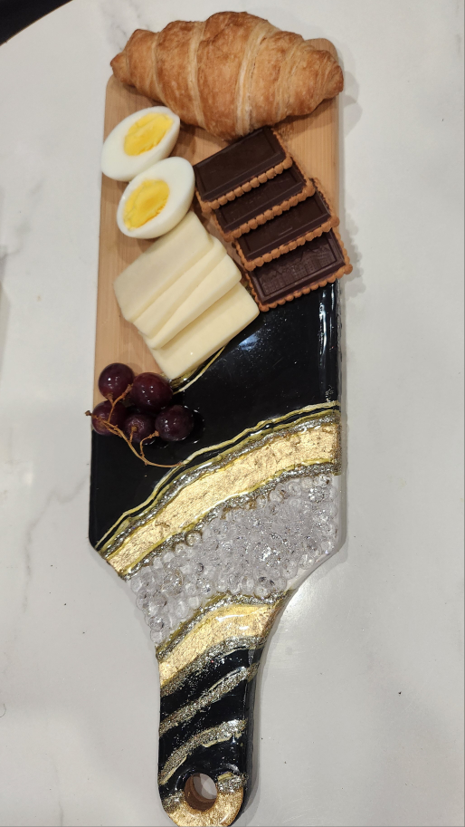 Handmade Resin Art Charcuterie Board - photo 3