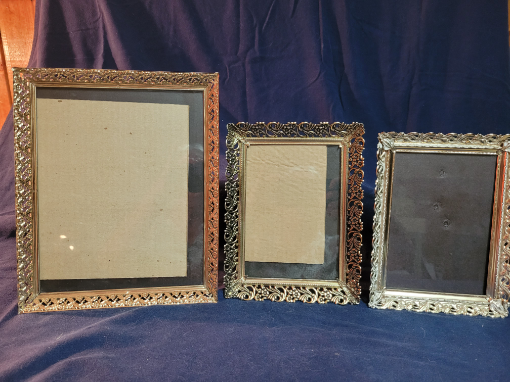 Vintage Ornate Picture Frames - Set of 3