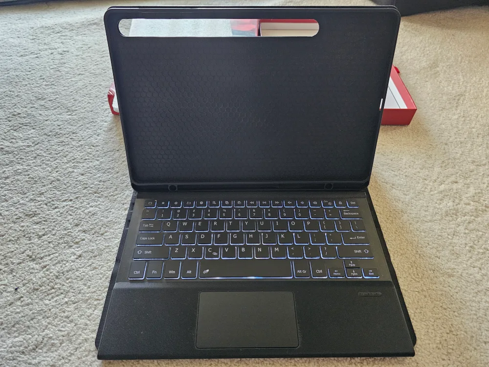 SaharaCase Backlit Keyboard Case for Galaxy Tab S9+/ S9FE+ Black image indicator(4)