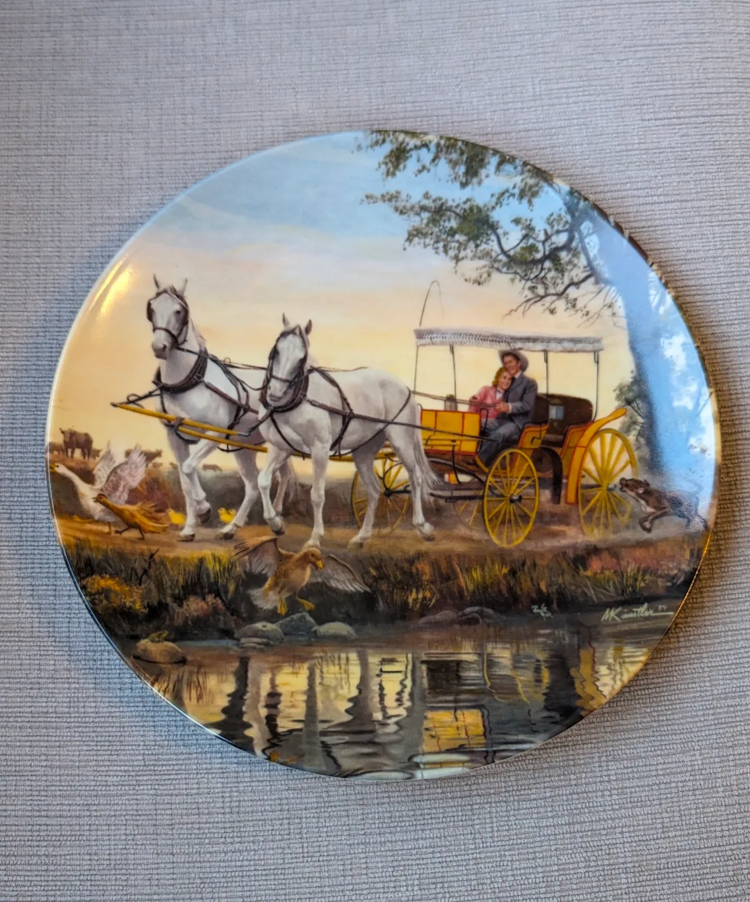 Knowles "The Surrey With the Fringe on Top" Plate thumbnail