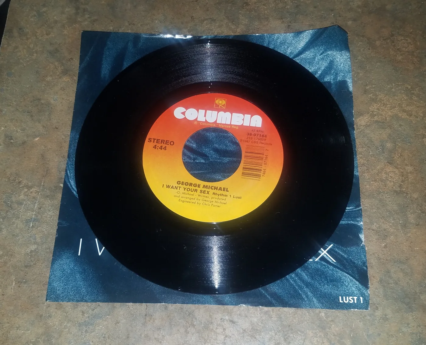 George Micheal I Want Your Sex 45 RPM Single Paper Sleeve image indicator(3)
