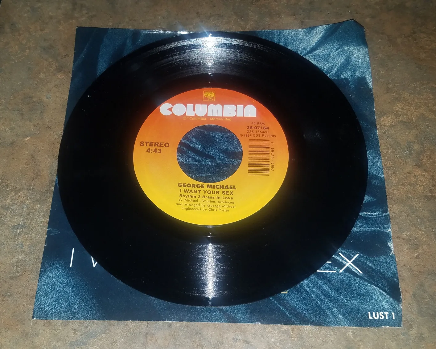 George Micheal I Want Your Sex 45 RPM Single Paper Sleeve image indicator(4)