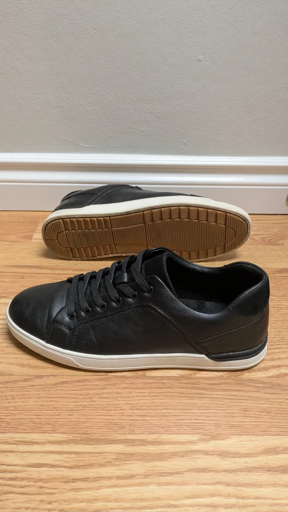Bruno Marc Black Leather Sneakers - US 10.5 thumbnail
