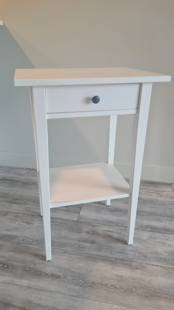 IKEA White Bedside Tables with Drawers