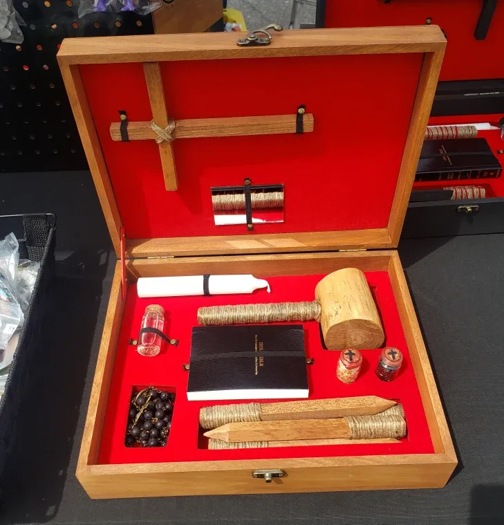 A unique handmade Vampire Hunting Kit. thumbnail
