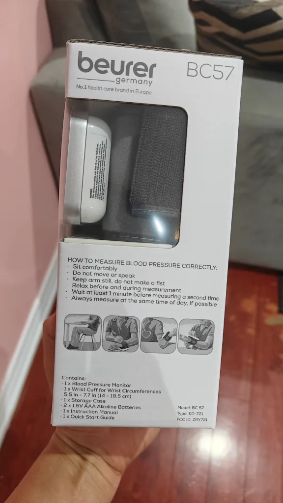 Beurer BC57 Wrist Blood Pressure Monitor - New in Box image indicator(2)