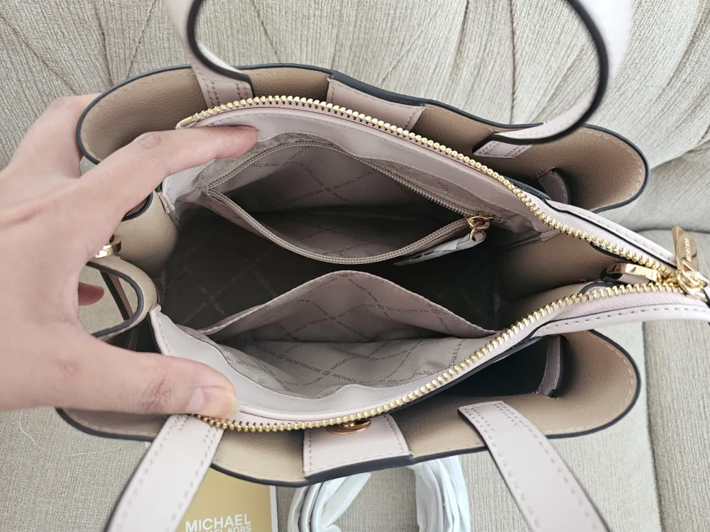 Michael Kors Emilia Satchel - Pale Pink image indicator(6)