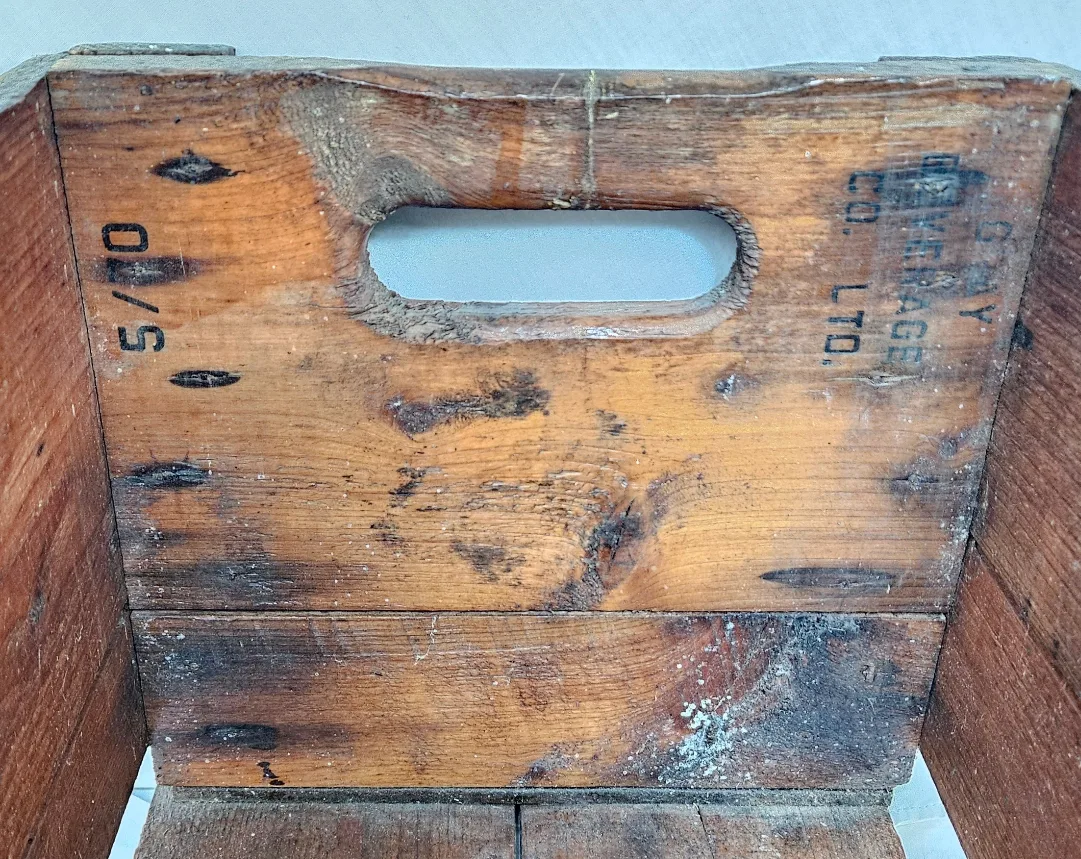 Antique Pepsi-Cola Bottle Wooden Crate Circa 1960’s image indicator(4)