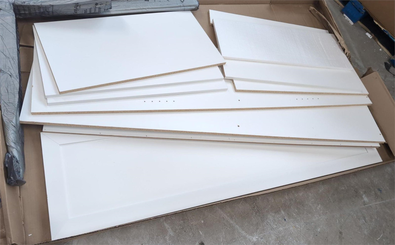 White Storage Cabinet - photo 2