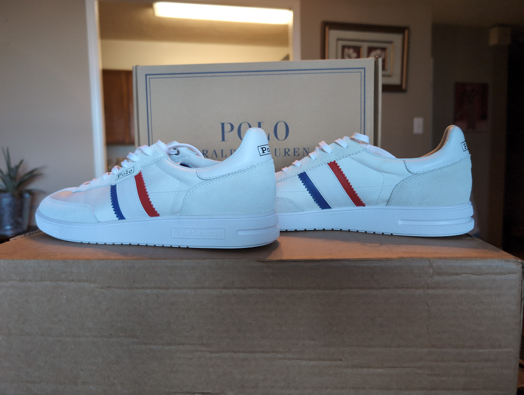 Polo Ralph Lauren White Leather Sneakers - photo 2