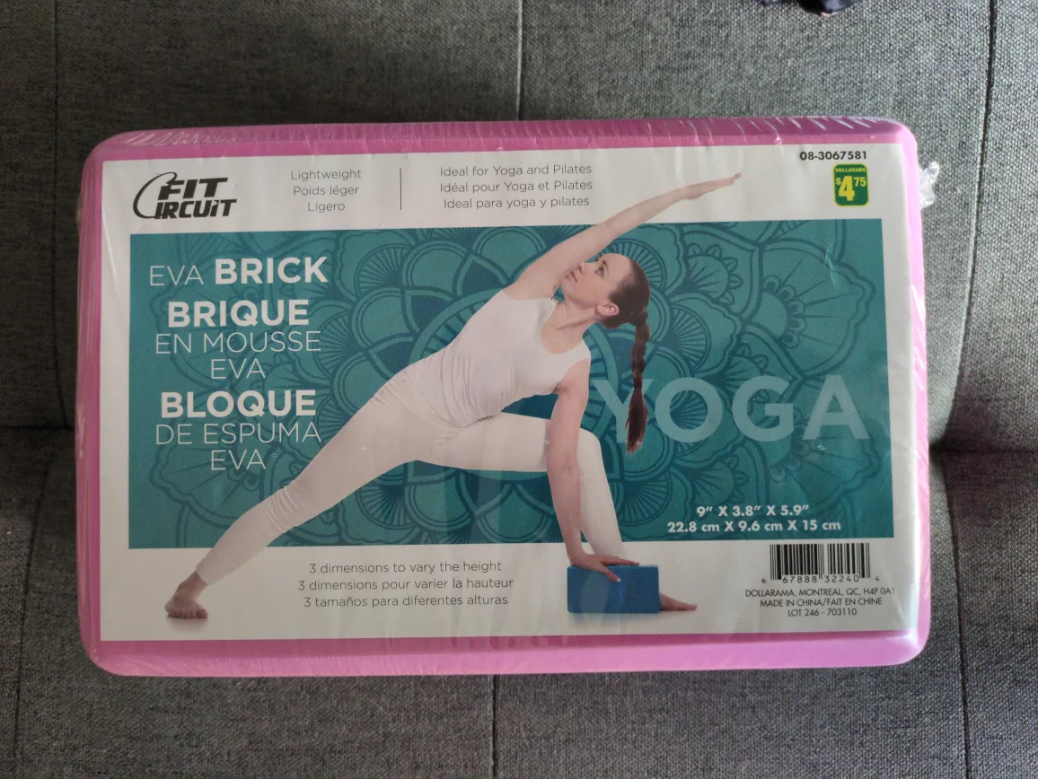 New Fit Circuit EVA Yoga Brick - Pink thumbnail
