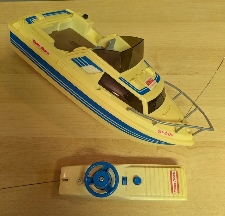 Vintage Radio Shack RC Boat, Plane, Car Lot thumbnail
