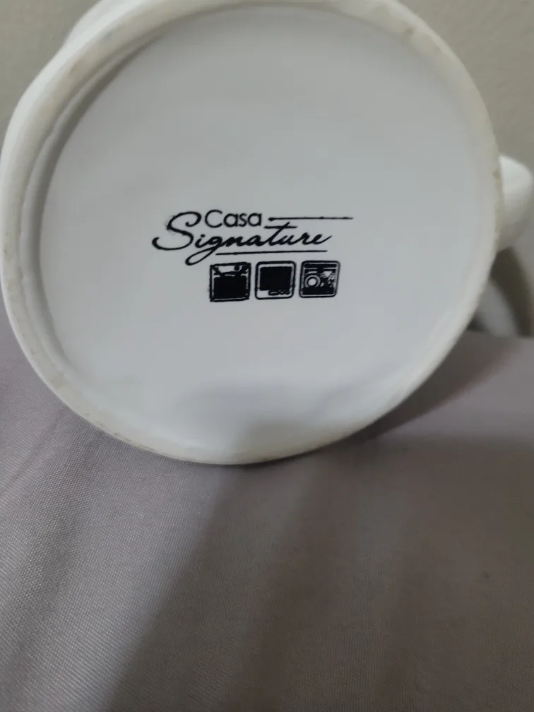 Casa Signature White Mug image indicator(2)