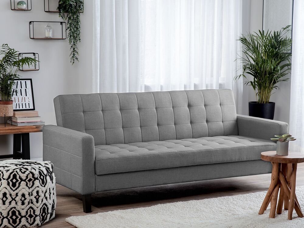 Grey Futon Sofa Bed - photo 3