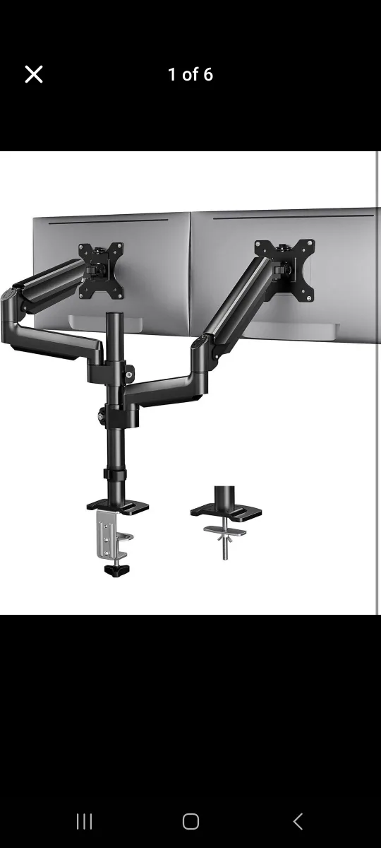Dual Monitor hydraulic mount thumbnail
