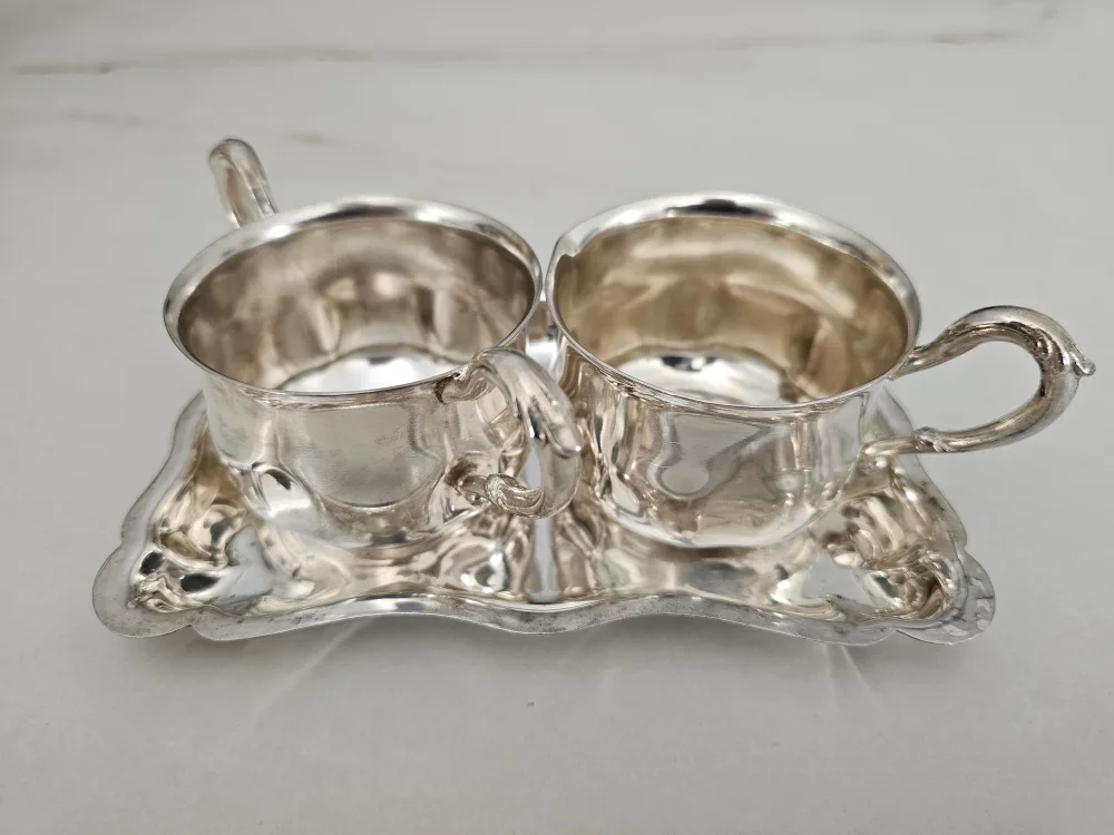 Oxford Plate Creamer, Sugar and Tray Set thumbnail