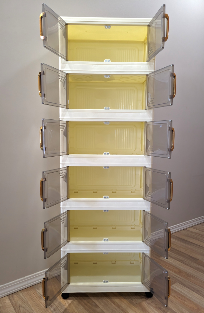 Six-Tier Foldable Storage Organizer On Wheels ***NEW*** - photo 3