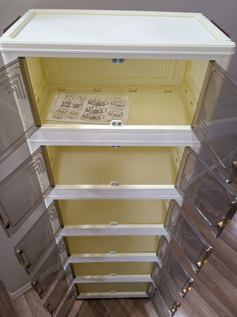 Six-Tier Foldable Storage Organizer On Wheels ***NEW*** - photo 4