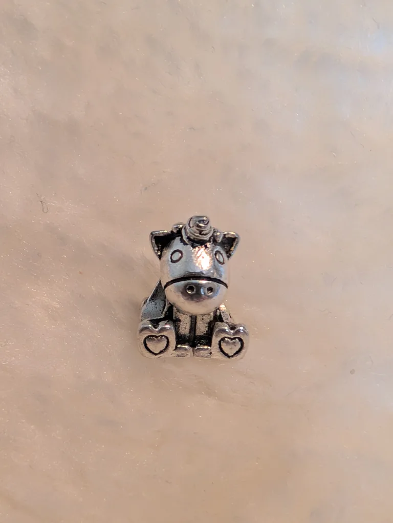 Silver Unicorn Charm thumbnail