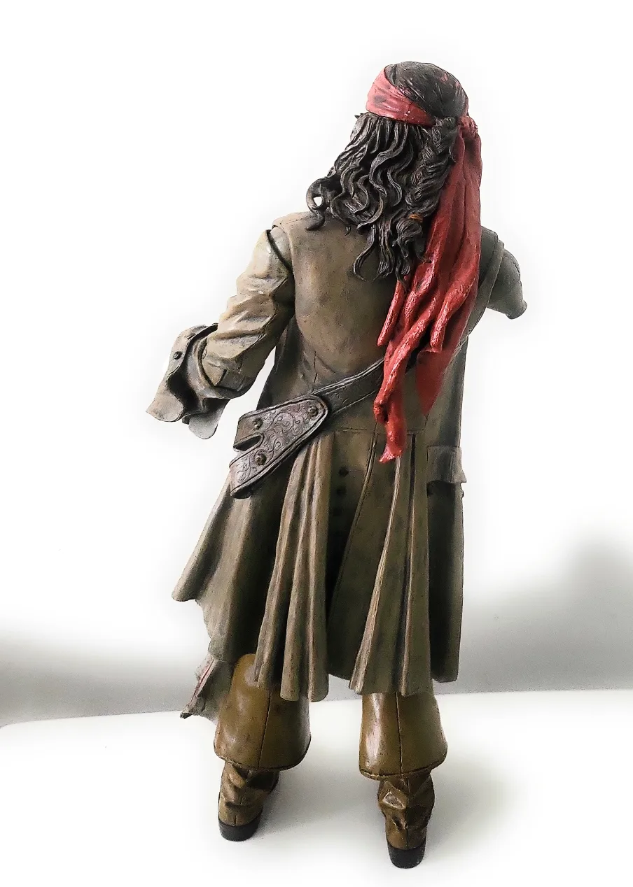 Pirates of the Caribbean Jack Sparrow Statue. one arm missing image indicator(3)